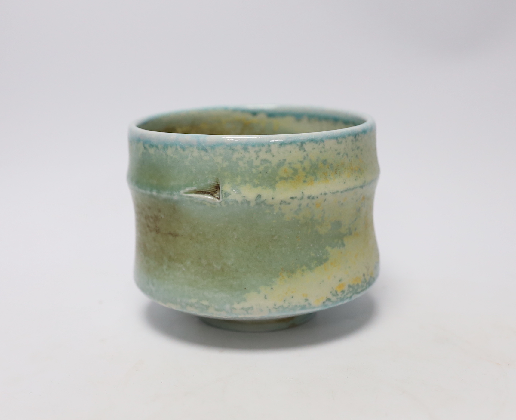 Jack and Joan Doherty, Leach St Ives pottery, a soda vapour glazed chawan, 10cm